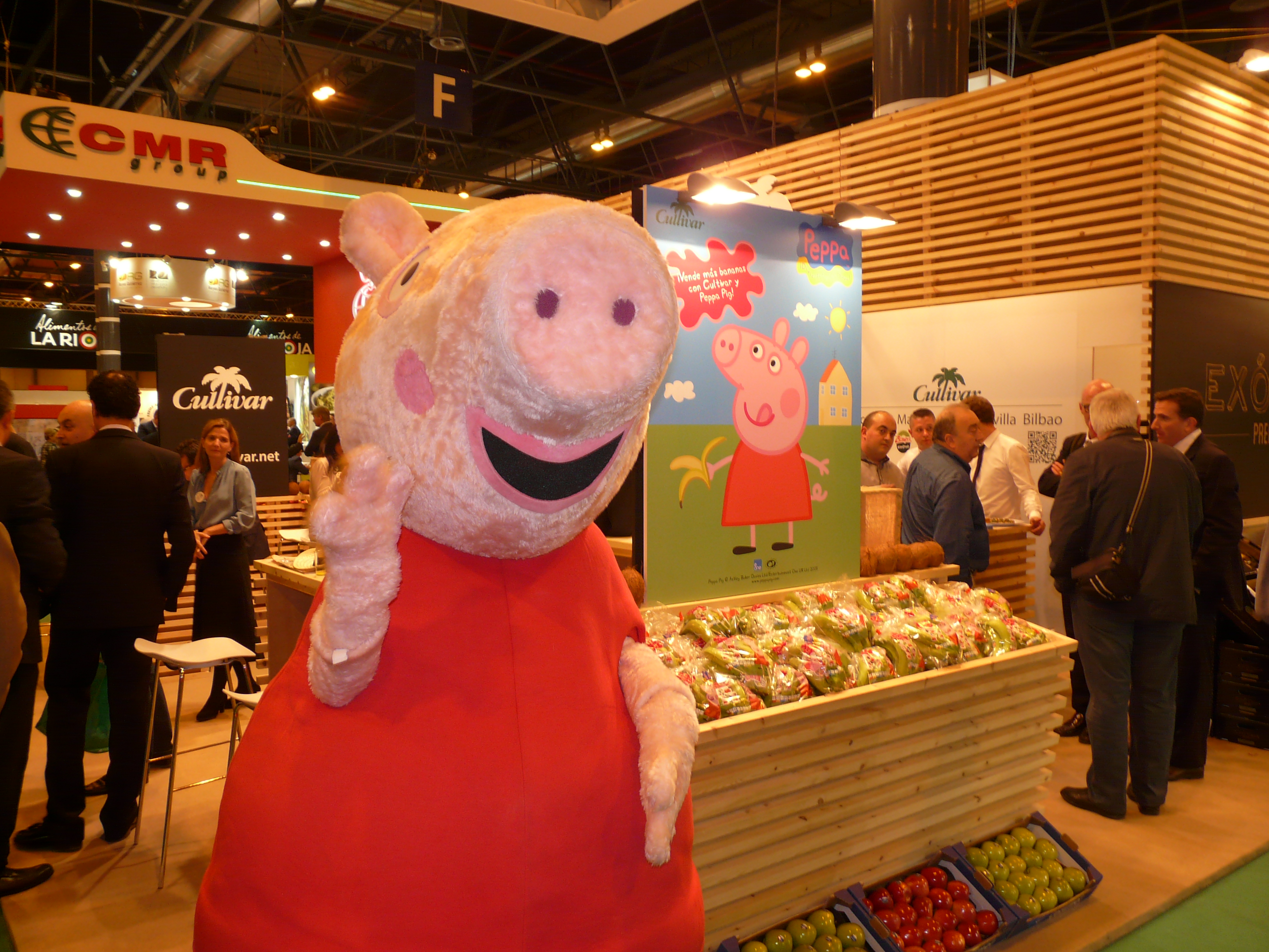 Peppa Pig makes an appearance