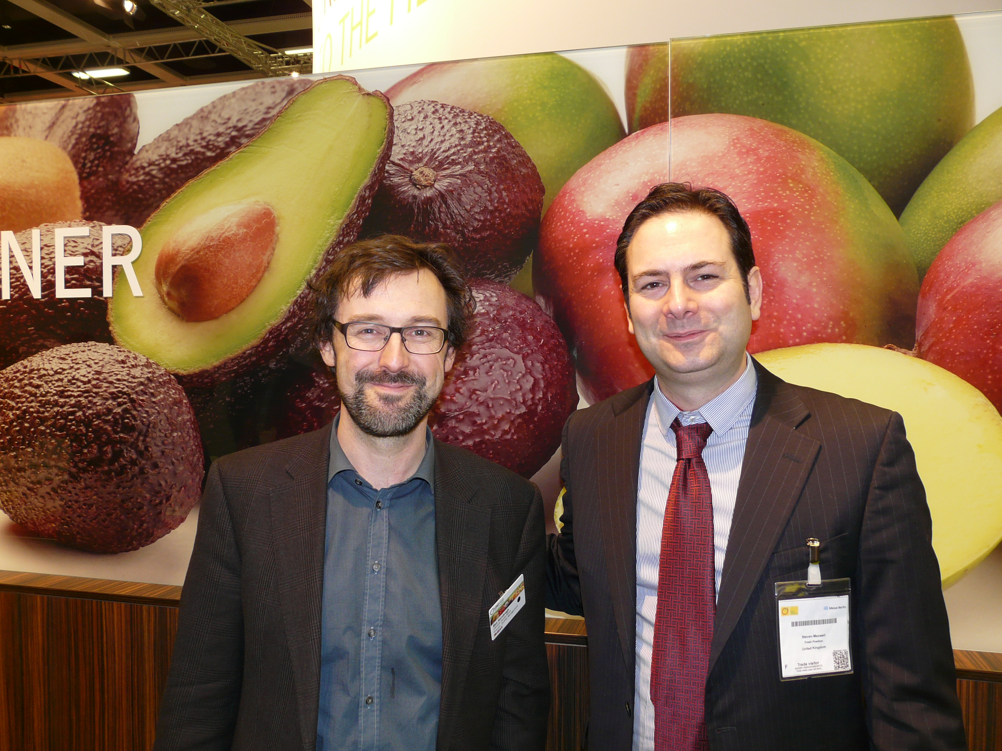 (l-r) Univeg's director of quality management, Ben Horsbrugh, with yours truly